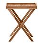 Scroll Serviertisch Teakholz Natur 4