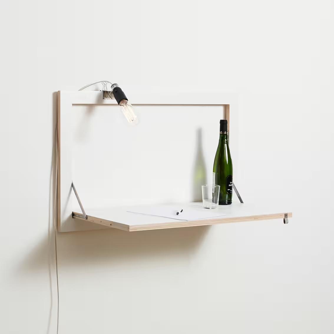 Fläpps Secretary Wood White 80 x 50 cm 0