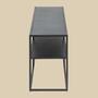 TV Lowboard Stahl Schwarz 2