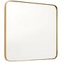 Tia Kleine Goldfinish Quadratische Wandspiegel
 5