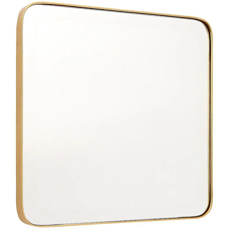 Tia Kleine Goldfinish Quadratische Wandspiegel
 5