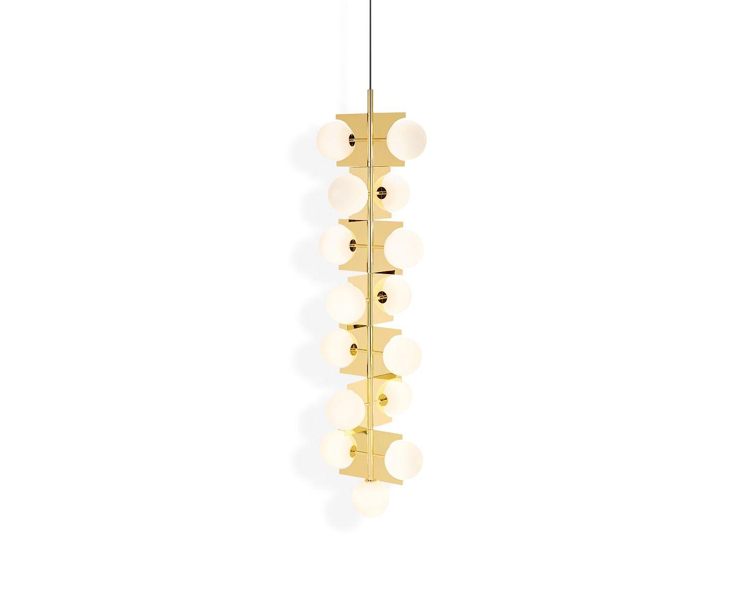 Plane Drop Pendant Lamp Gold 0