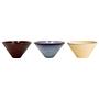 3x Yuka Bowl Stone Terracotta Multicolored 0