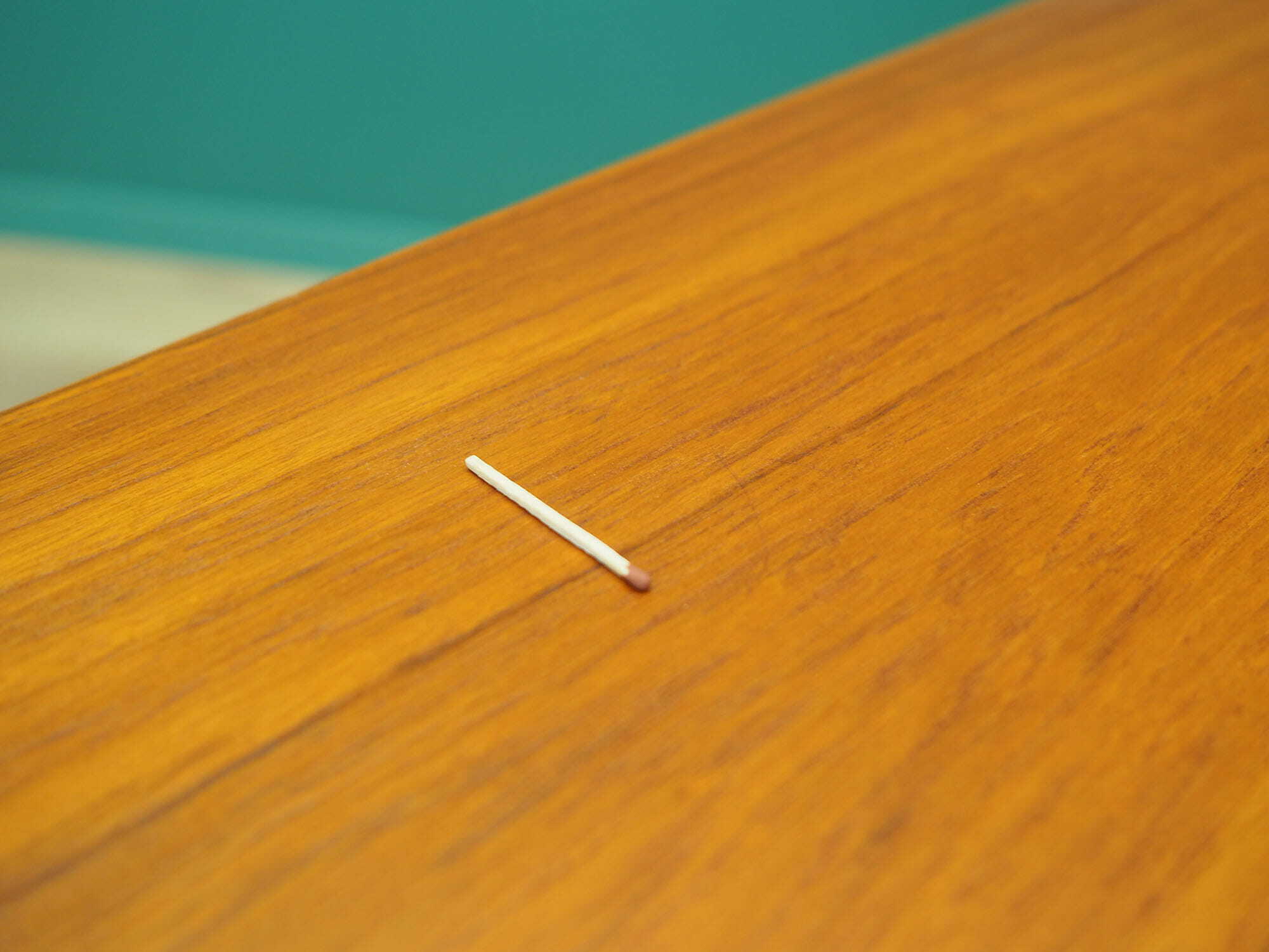 Vintage Schrank Teakholz Braun 1970er Jahre 7