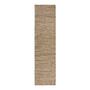 Drew Braid Border Läufer Kenaf Baumwolle Beige 0