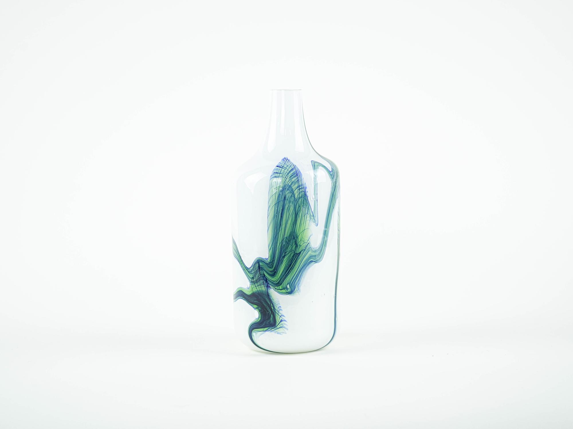 Glass vase 1970s 6