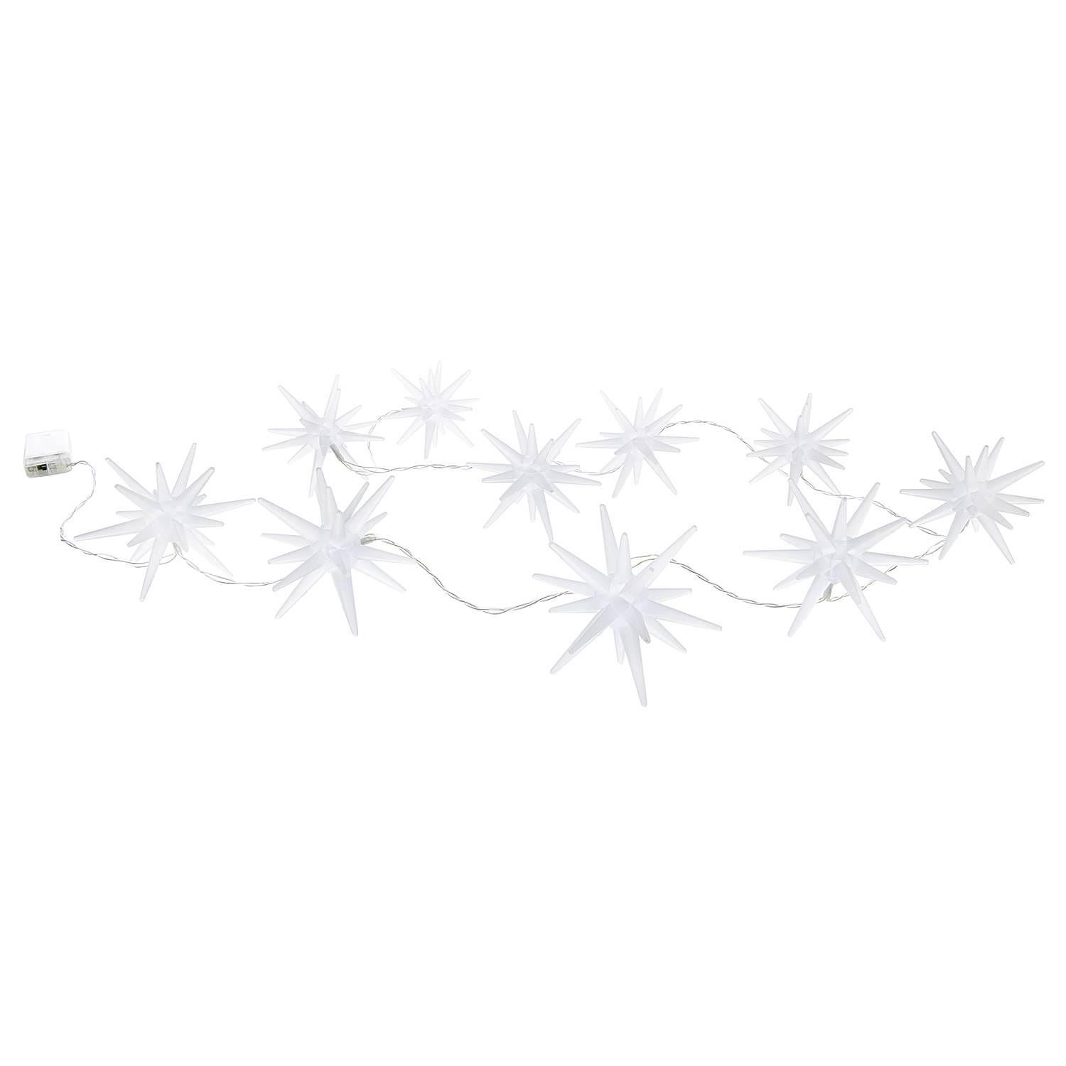 LED-Lichterkette Sterne Weiß 4