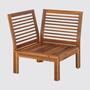Loungeecke Akazienholz Massiv 2