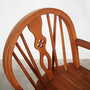 Vintage Armchair Oak Wood Brown 1960s 9