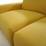 Pyllow Sofa 2-Sitzer Strukturgewebe Senfgelb 5