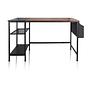 WORKSPACE H I Scrivania + Scaffale Legno Nero 0