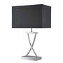 Table lamp Club mixed fabric steel black 0