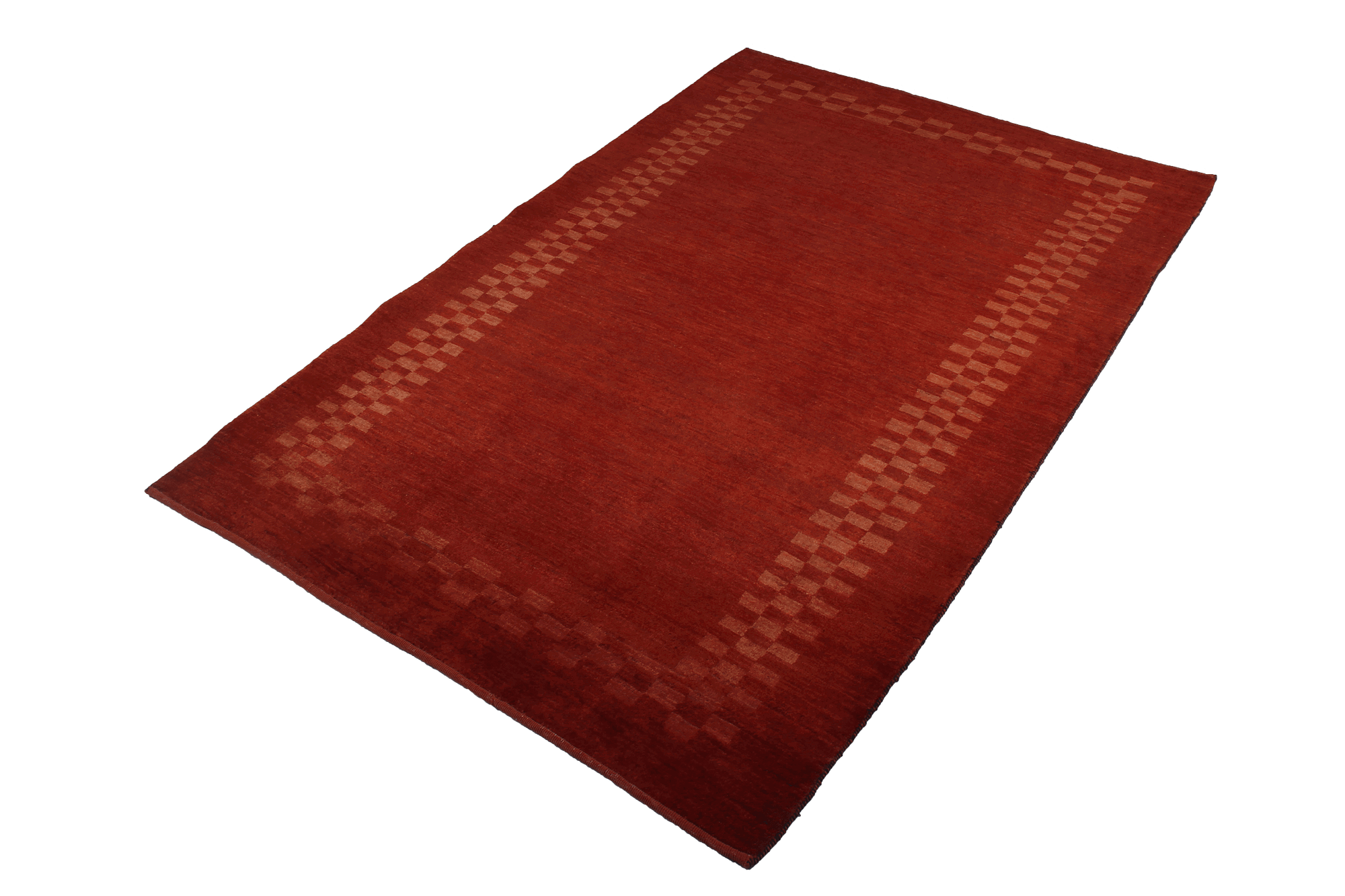 Rizbaf Gabbeh Teppich Wolle Rot 2