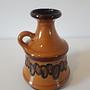 Vase mit Henkel Braun 3