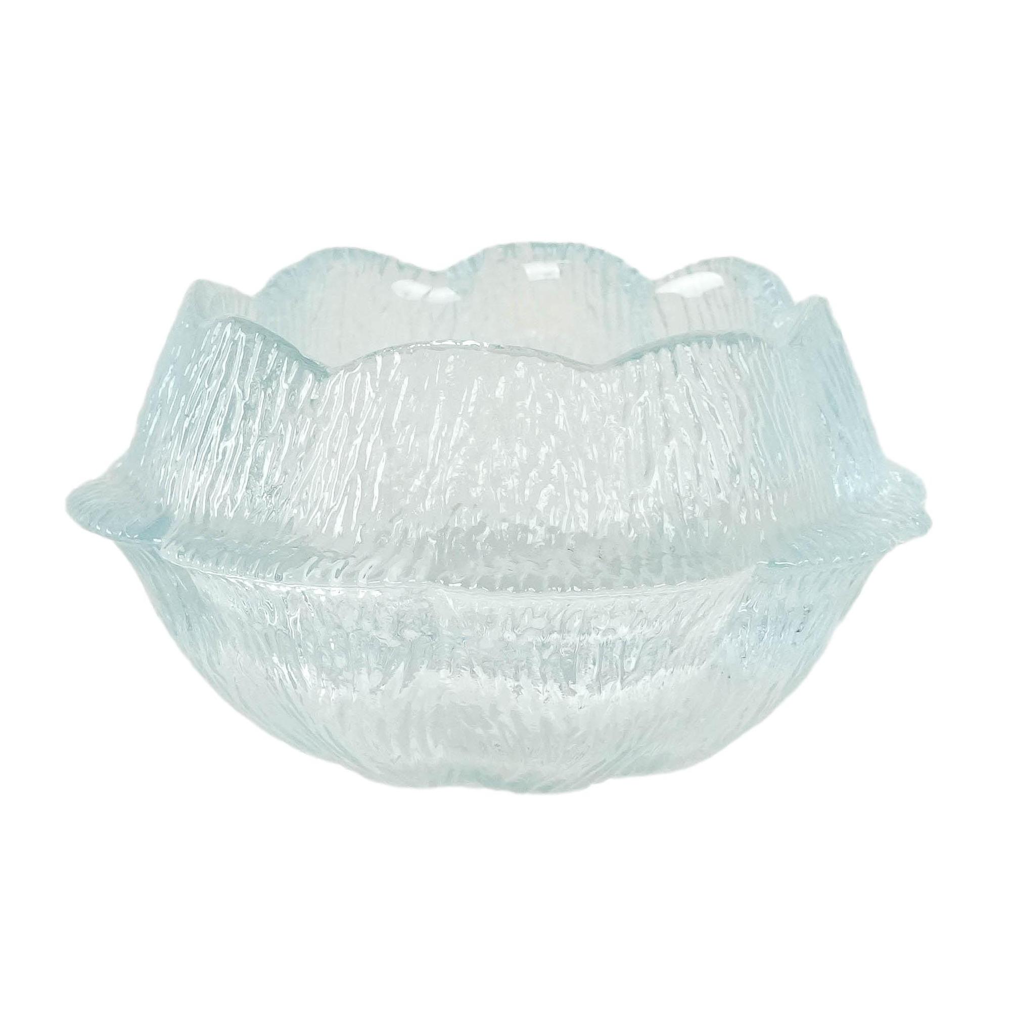 Glasschale Transparent 1980er Jahre 0