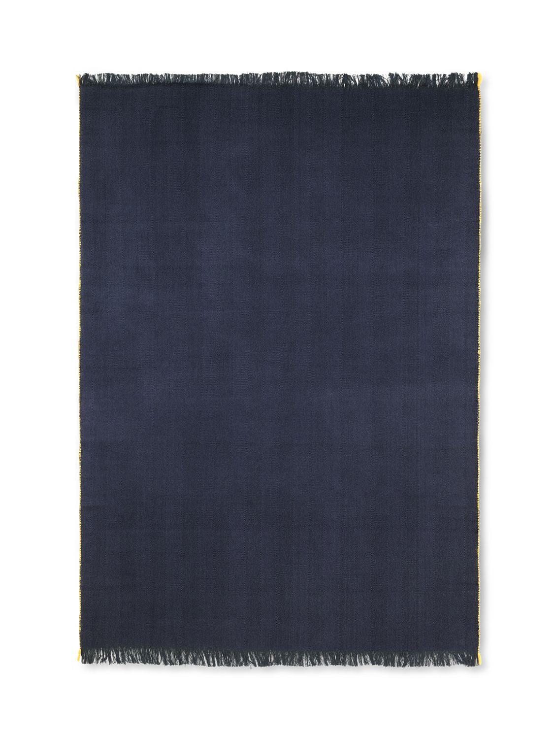 Herringbone Decke Blau 0