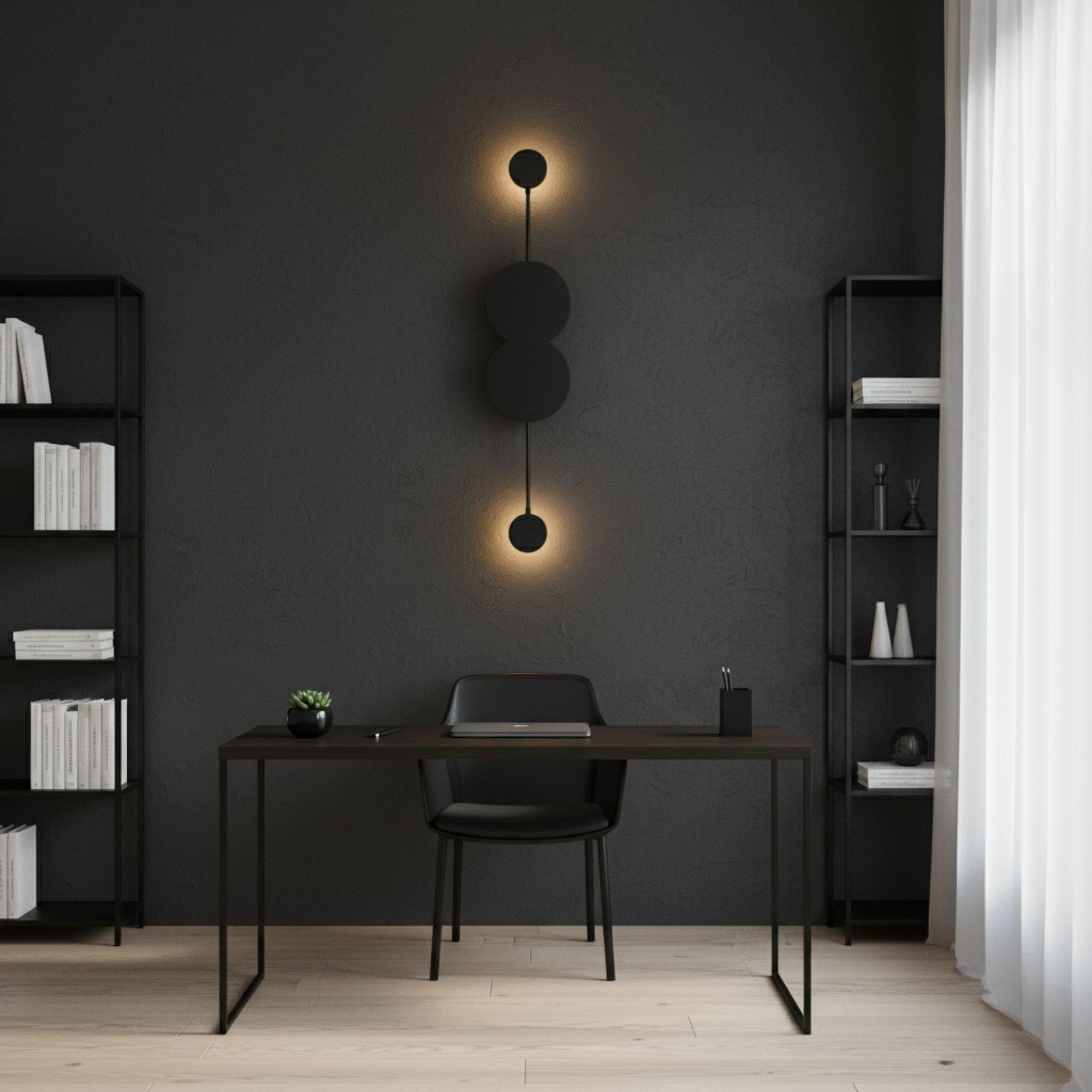 Ledos Wall Lamp Metal Black 2