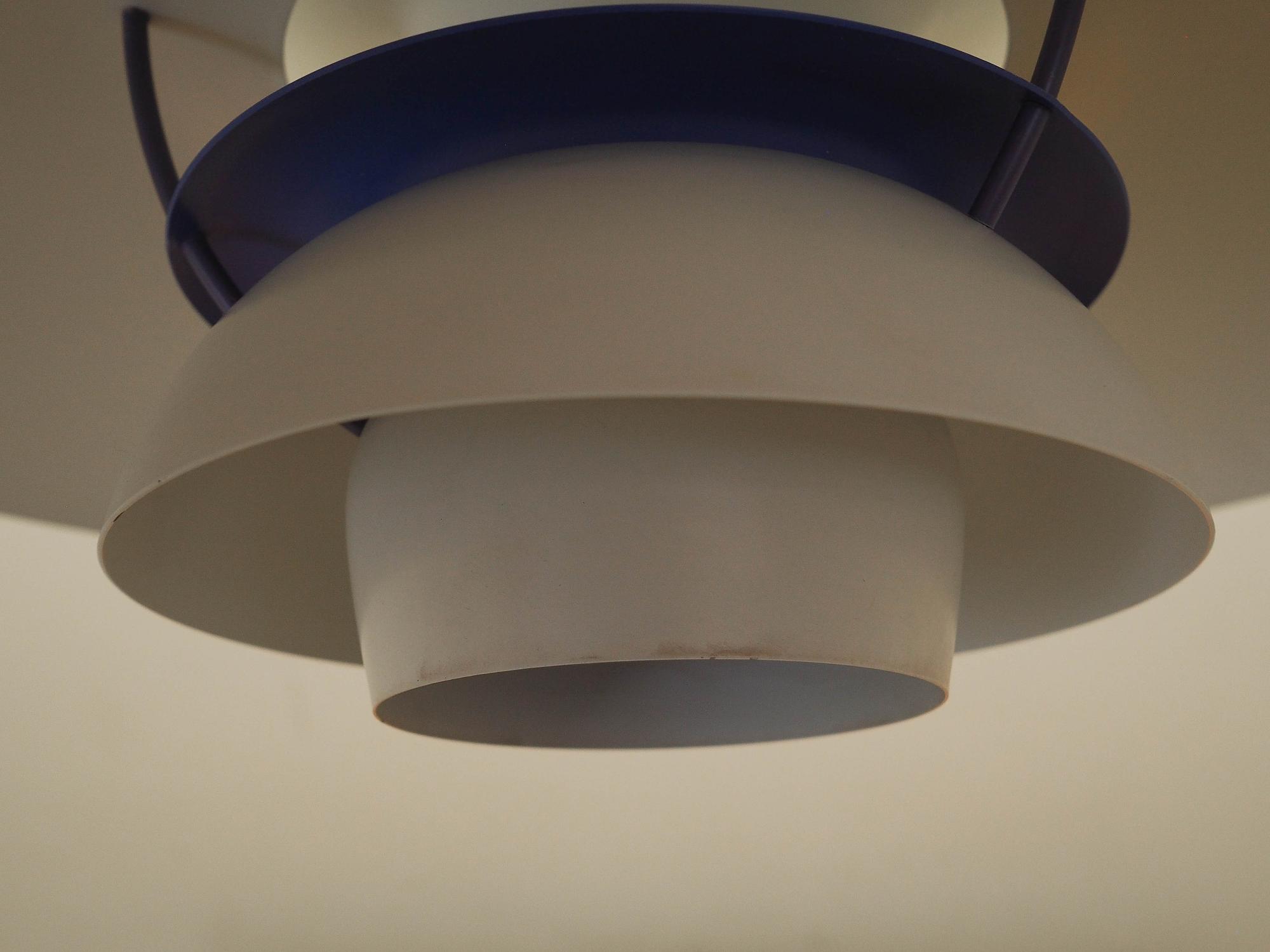 PH5 Pendant Lamp Metal Beige 1970s 12