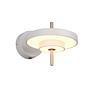 Keaton LED-Wandleuchte 1-flammig Polycarbonat Eisen Grau 2