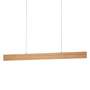 LED Pendelleuchte 2-flammig Kunststoff Aluminium 0