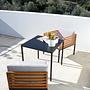 L07 Balcony furniture set Acacia wood Black 2
