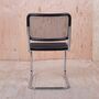 S 32 N Thonet Freischwinger Metall Holz Schwarz 3