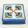 Toscari ceramic box Blue 1970s 5