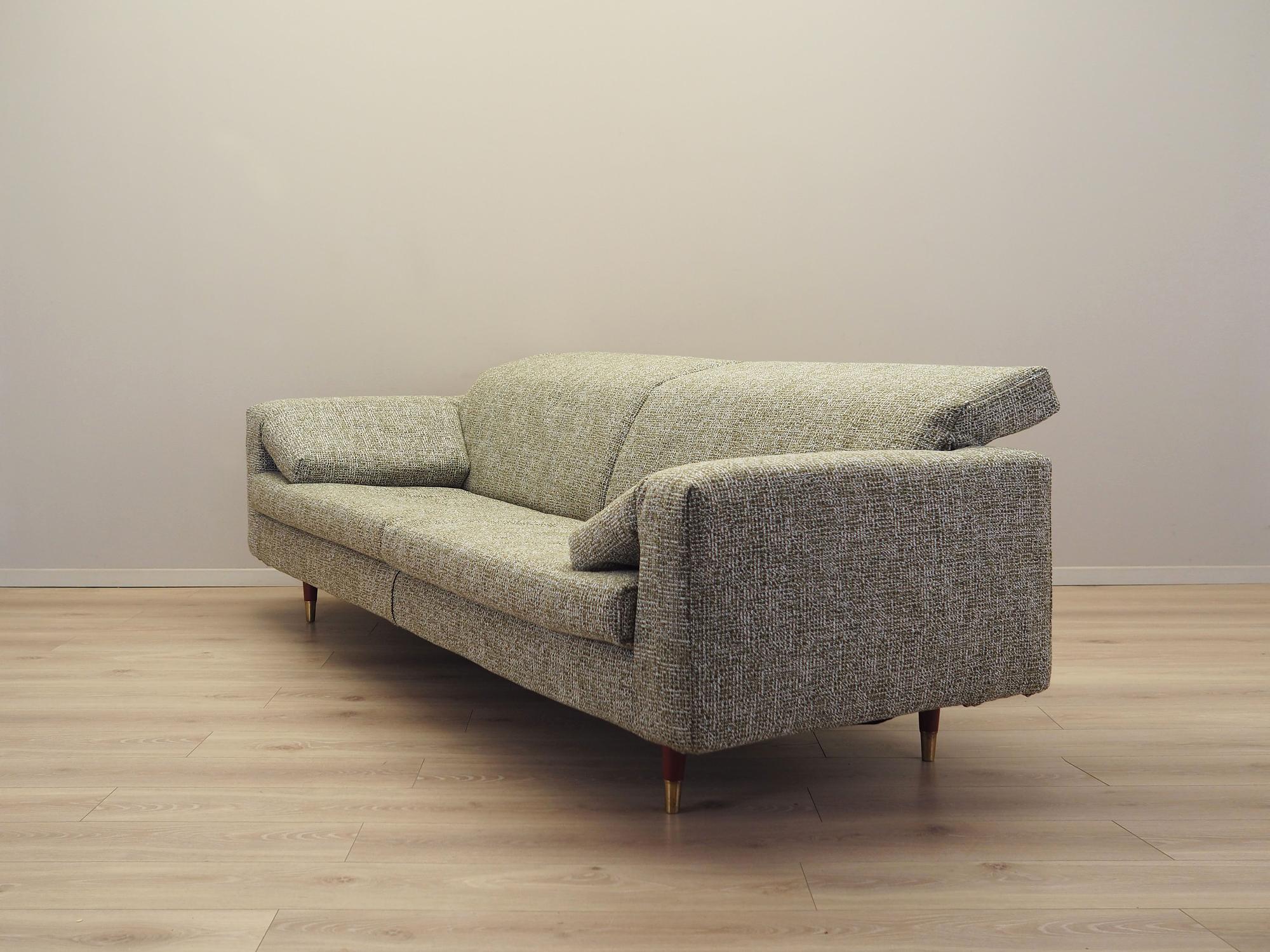3-Sitzer Sofa Grün 1970er Jahre 2