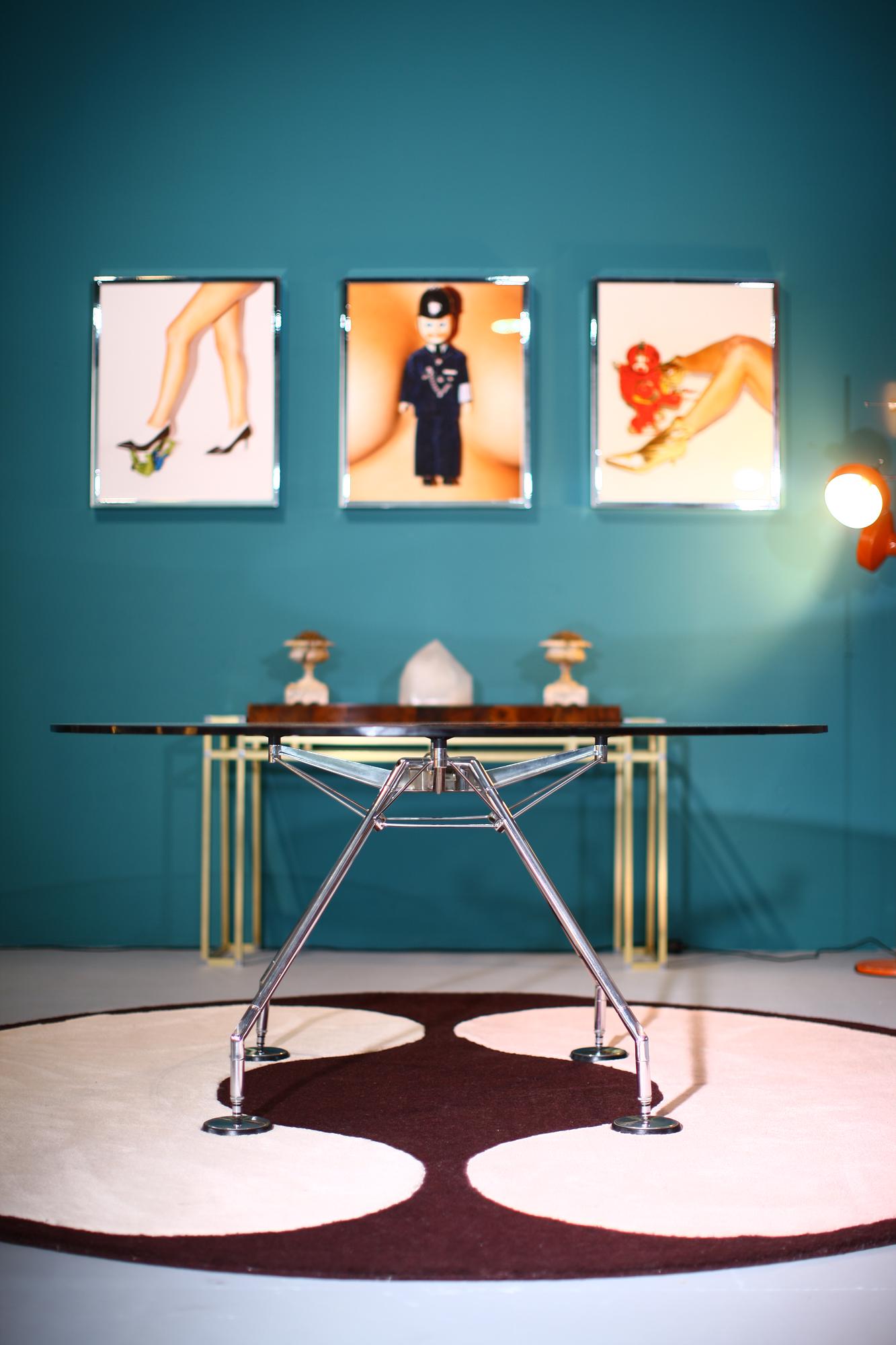 Nomos Dining Table Glass 1986 ø150cm 5