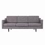 Bodo Sofa 3-Sitzer Grau 0
