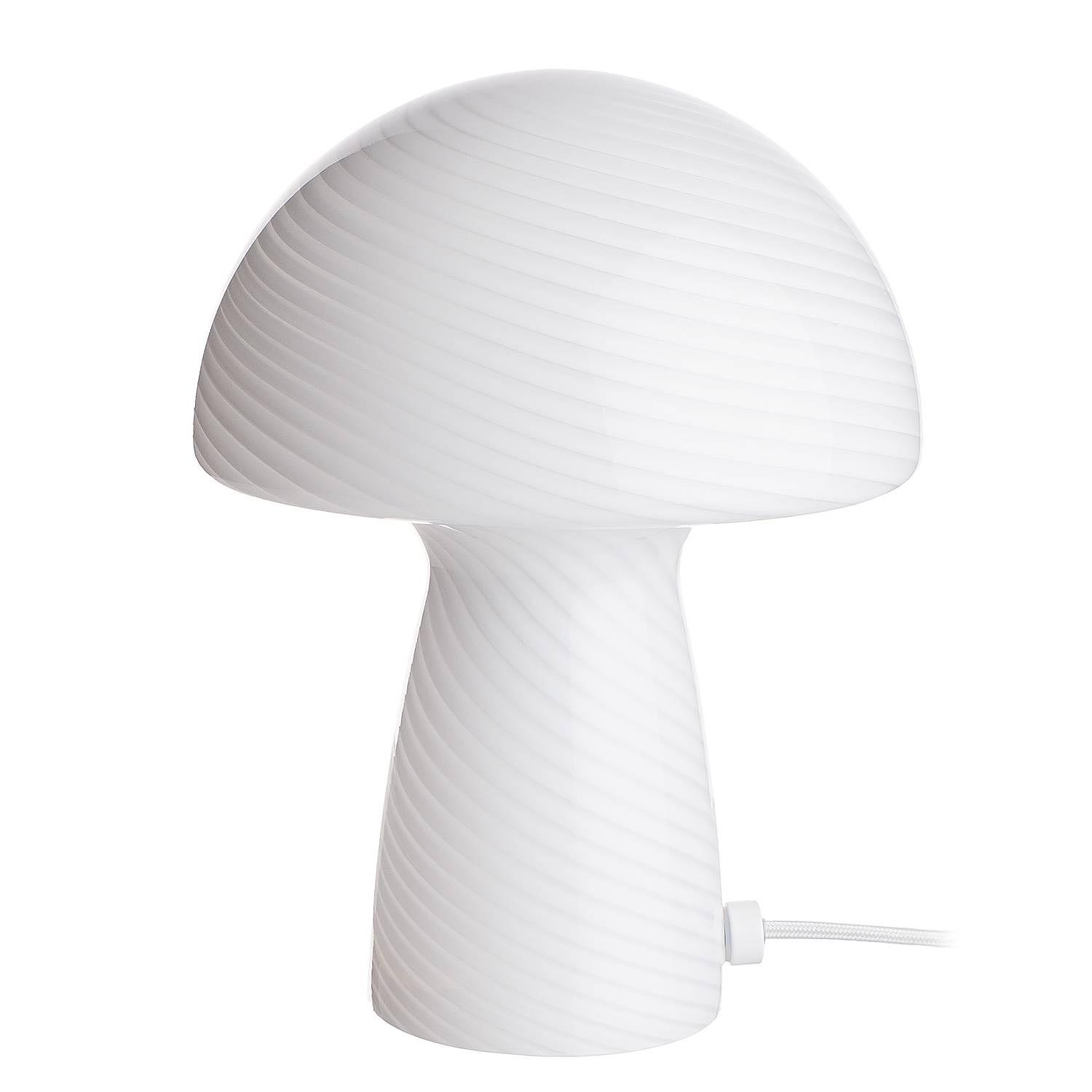 FUNGI TOWN Table lamp stained glass White 3
