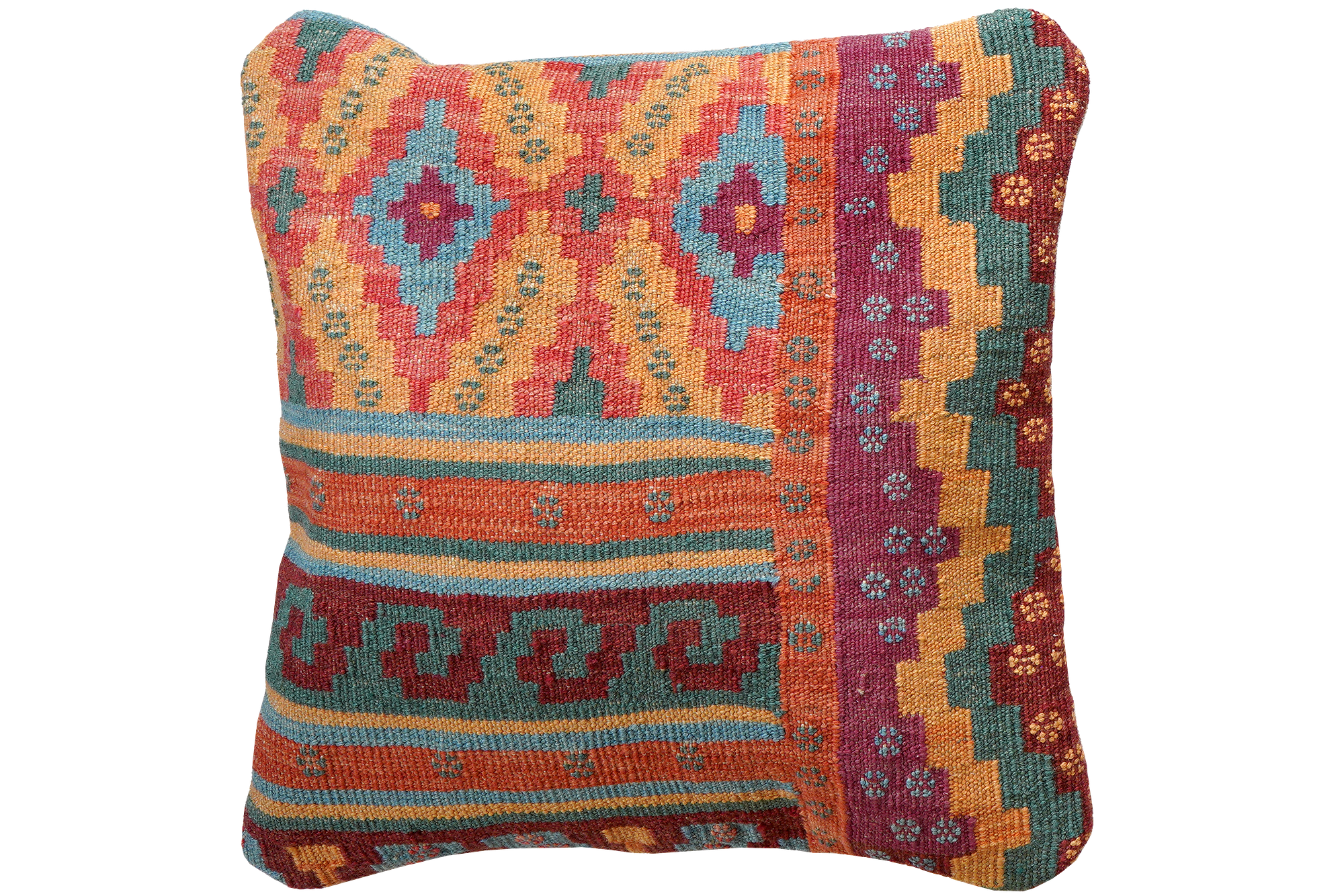 Kilim Kissenbezug Mehrfarbig 0