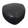 Bermuda Hocker Sienna-Leder Schwarz 1