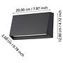 LED-Wandleuchte Spongano Typ C Aluminium 3