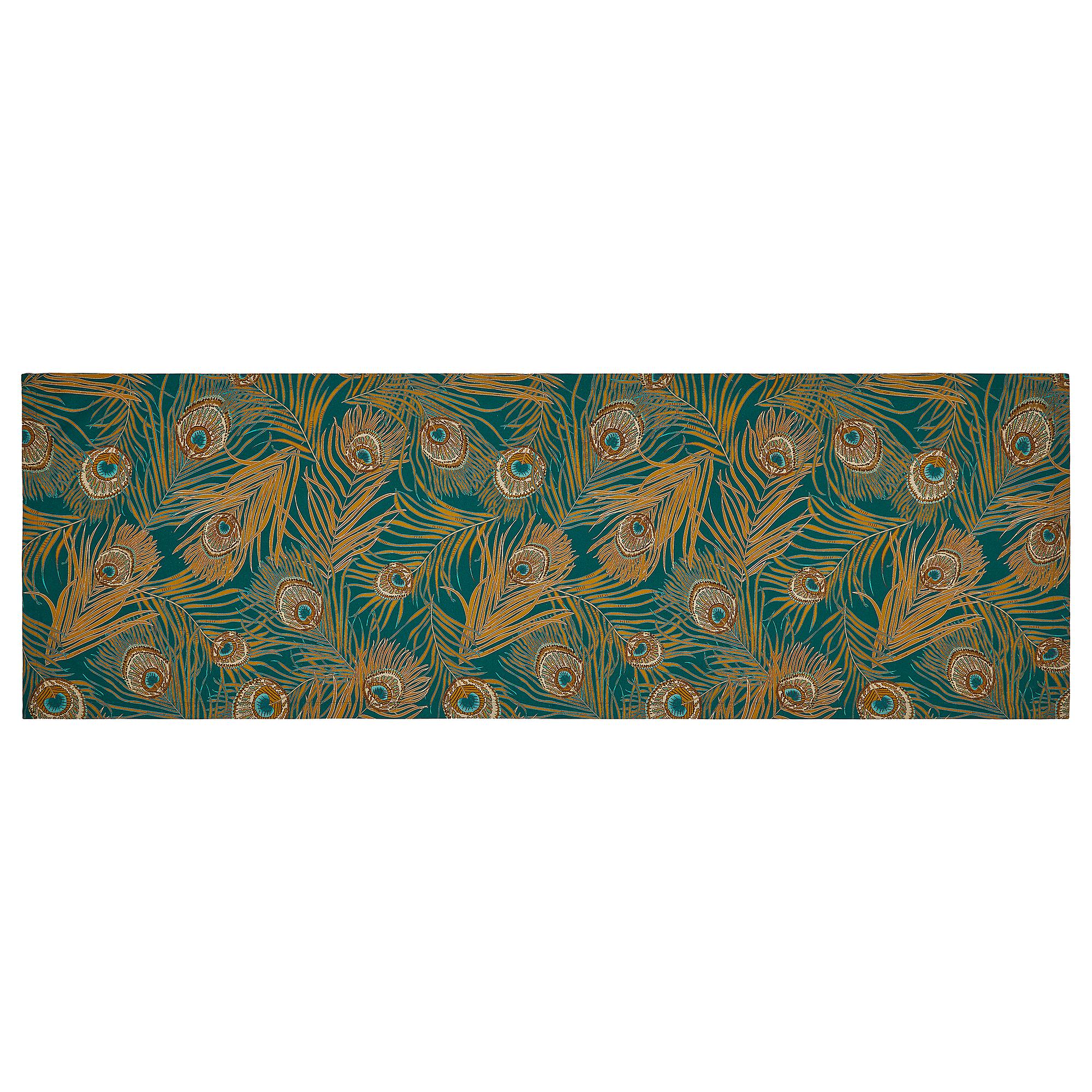 Golden Twenties Tischläufer Baumwolle Petrol 1