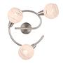 LED-Deckenleuchte Elliott Milchglas Silber 2