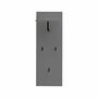 Garderobenbank Holz Metall Grau 1