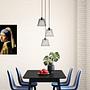 Le Vigan Pendant Lamp Iron 3-bulb 2