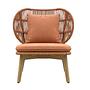 Lasia Gartensessel Akazienholz Polyester 2