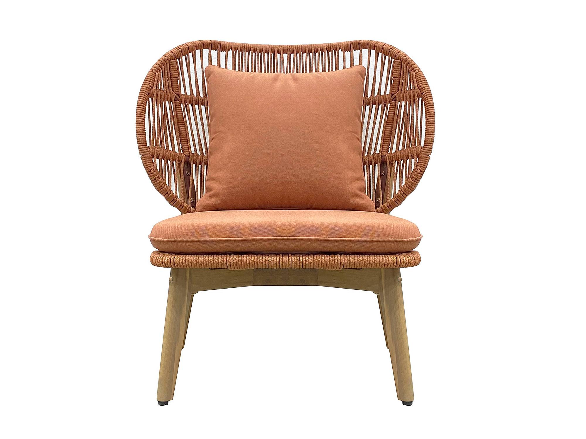 Lasia Gartensessel Akazienholz Polyester 2