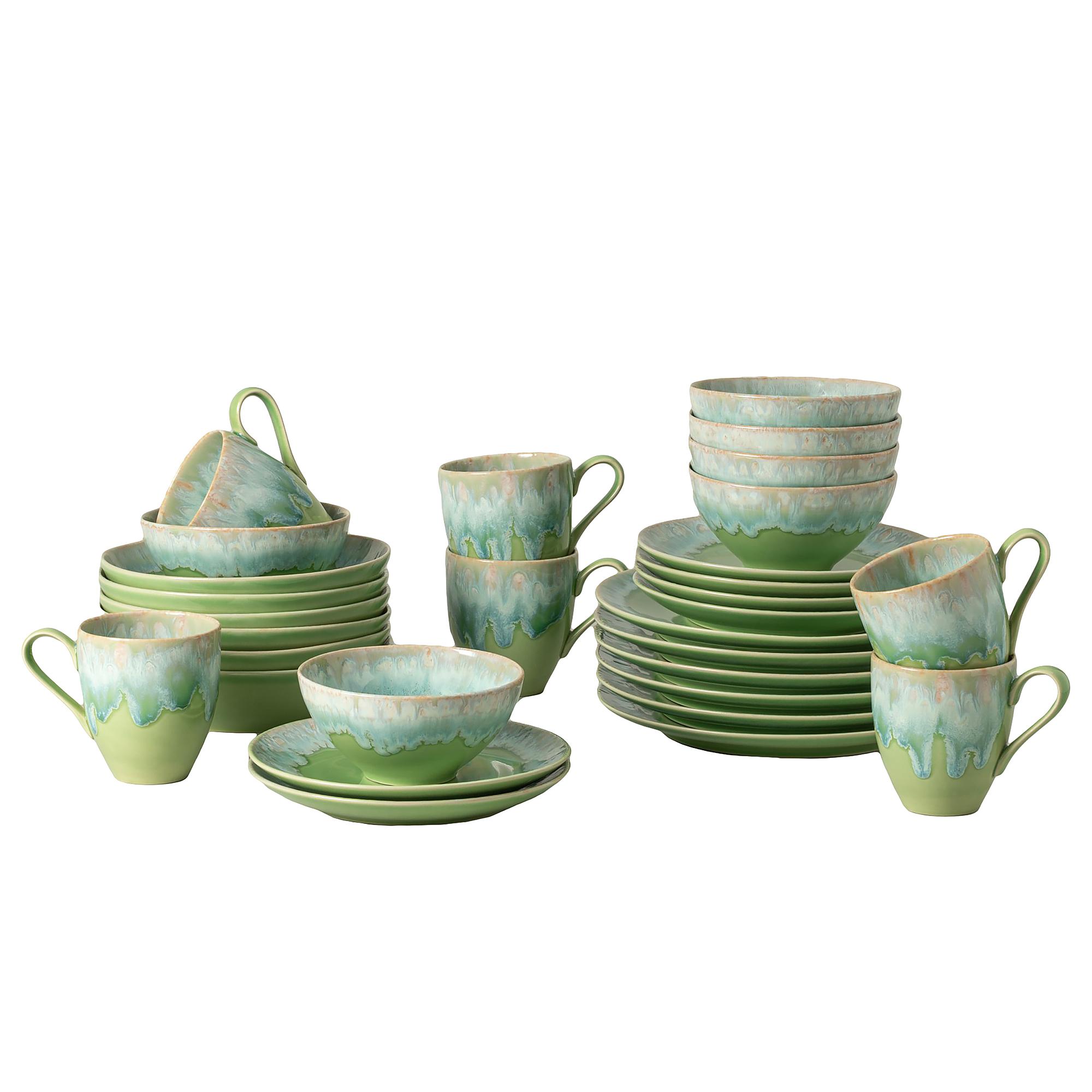 Taormina Typ A Kombiservice 30-teilig Keramik Grün 1