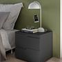Nightstand Abelardo Graphite 42 cm 2