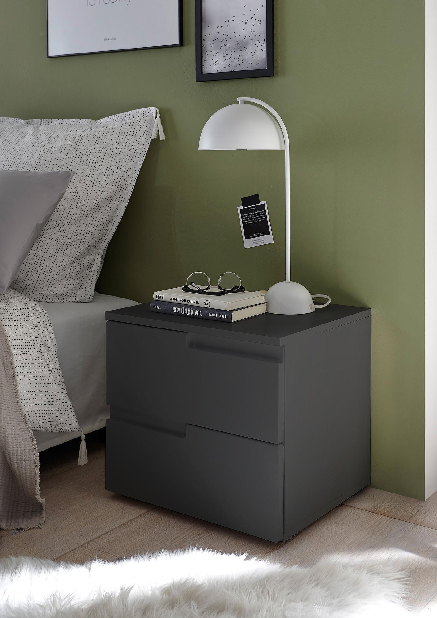 Nightstand Abelardo Graphite 42 cm 2