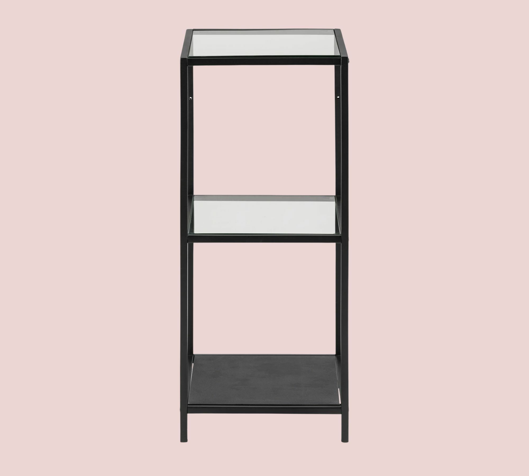 Regal Glas Metall Schwarz 1