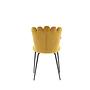 2x Limhamn Stuhl-Set Samt Gelb 7