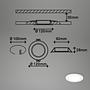 LED recessed light Jeft set of 3 12 cm 4