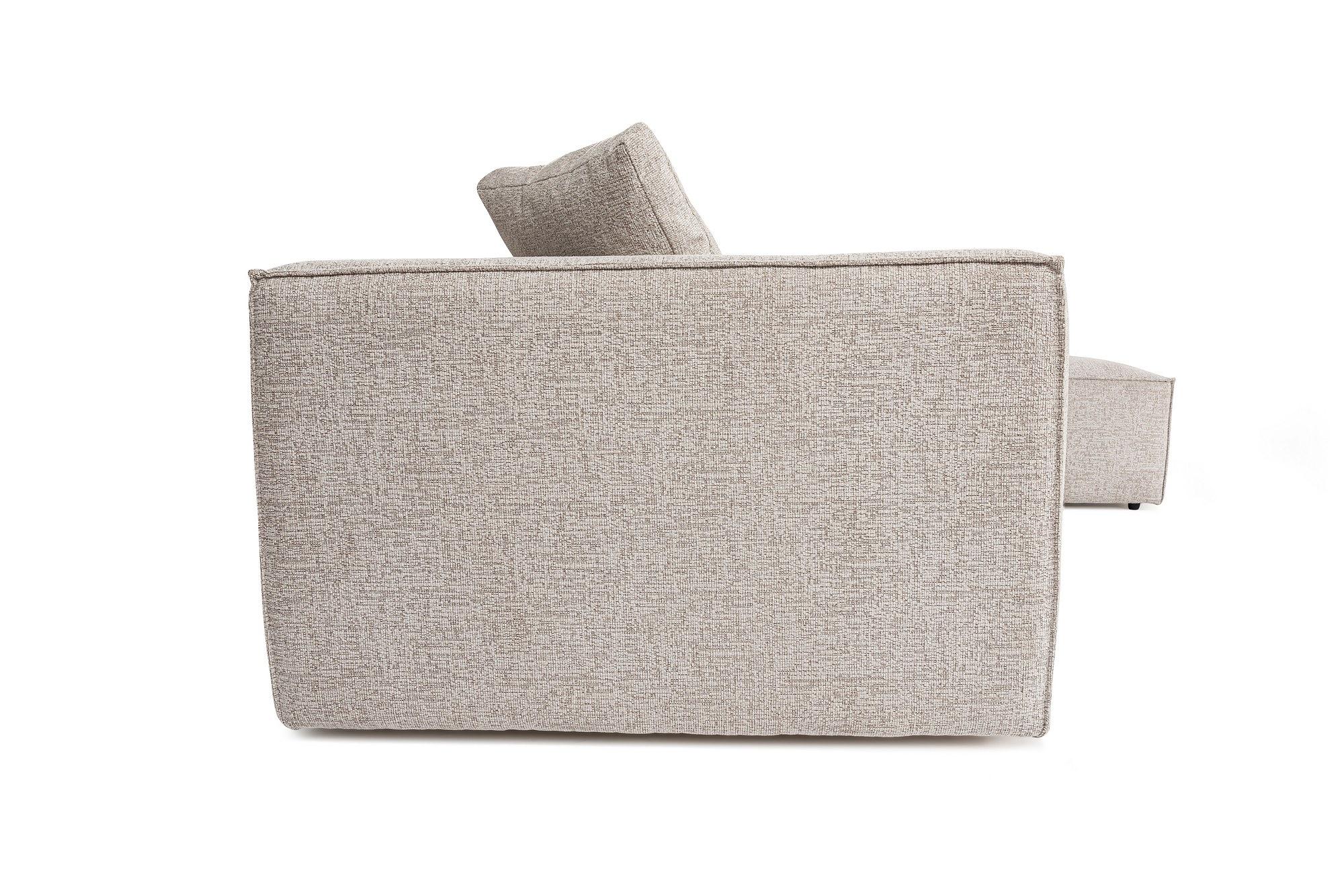 Emma Sofa 3-Sitzer &amp; Fußhocker Mokka 5