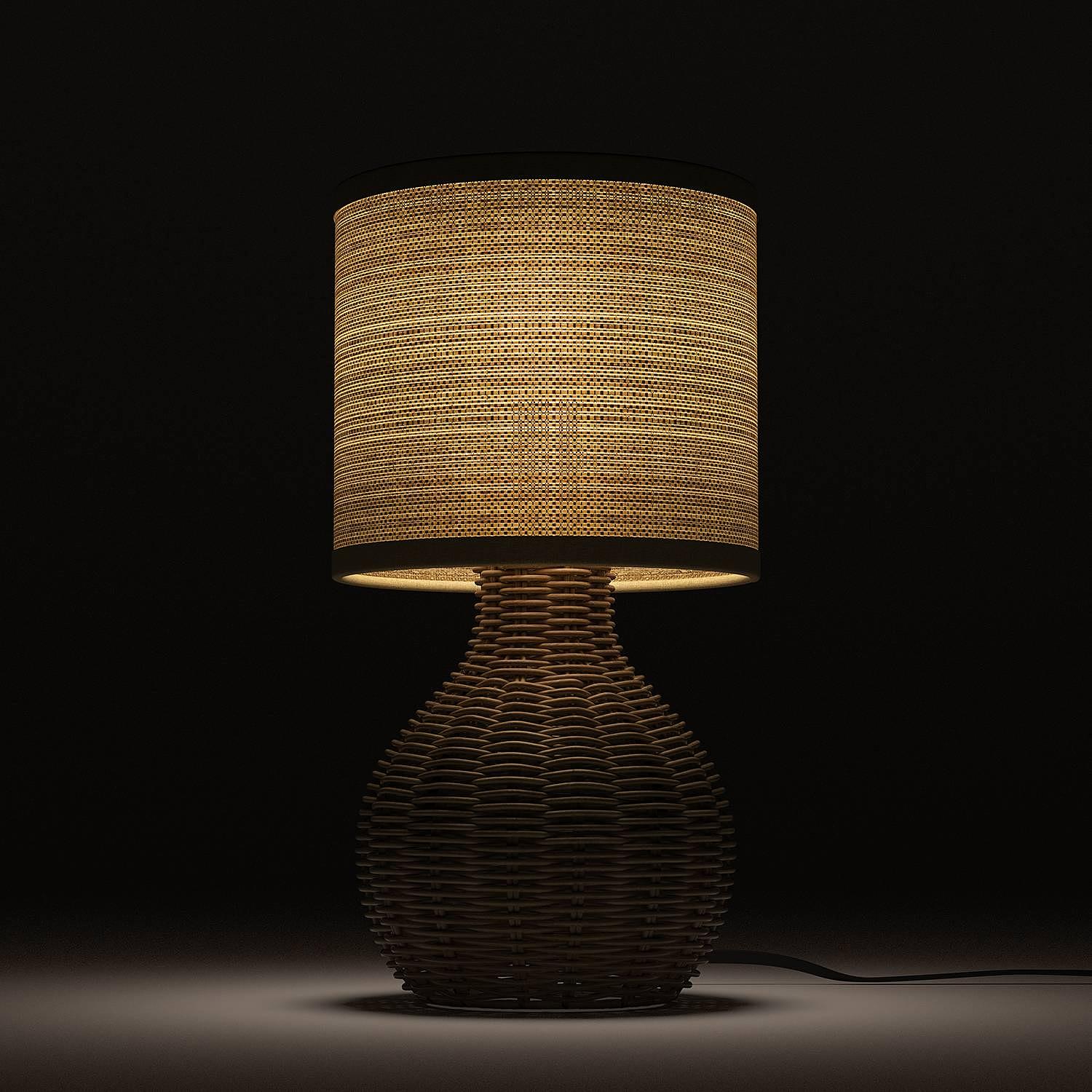 Rauma III Table Lamp Rattan 1-light 3