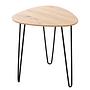 Bergen 2 Side table Oak decor Black 0