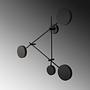 Ledos Wall Lamp Metal Black 6